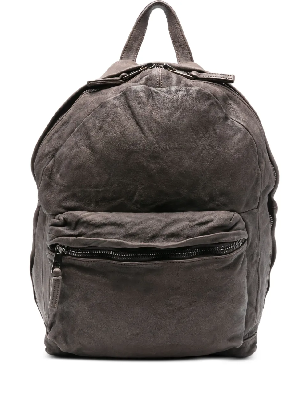 Giorgio Brato mochila de piel con cierre | marrón | Image 1