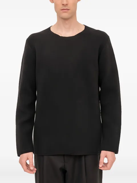Comme des Garçons Homme Plus suéter con cuello redondo