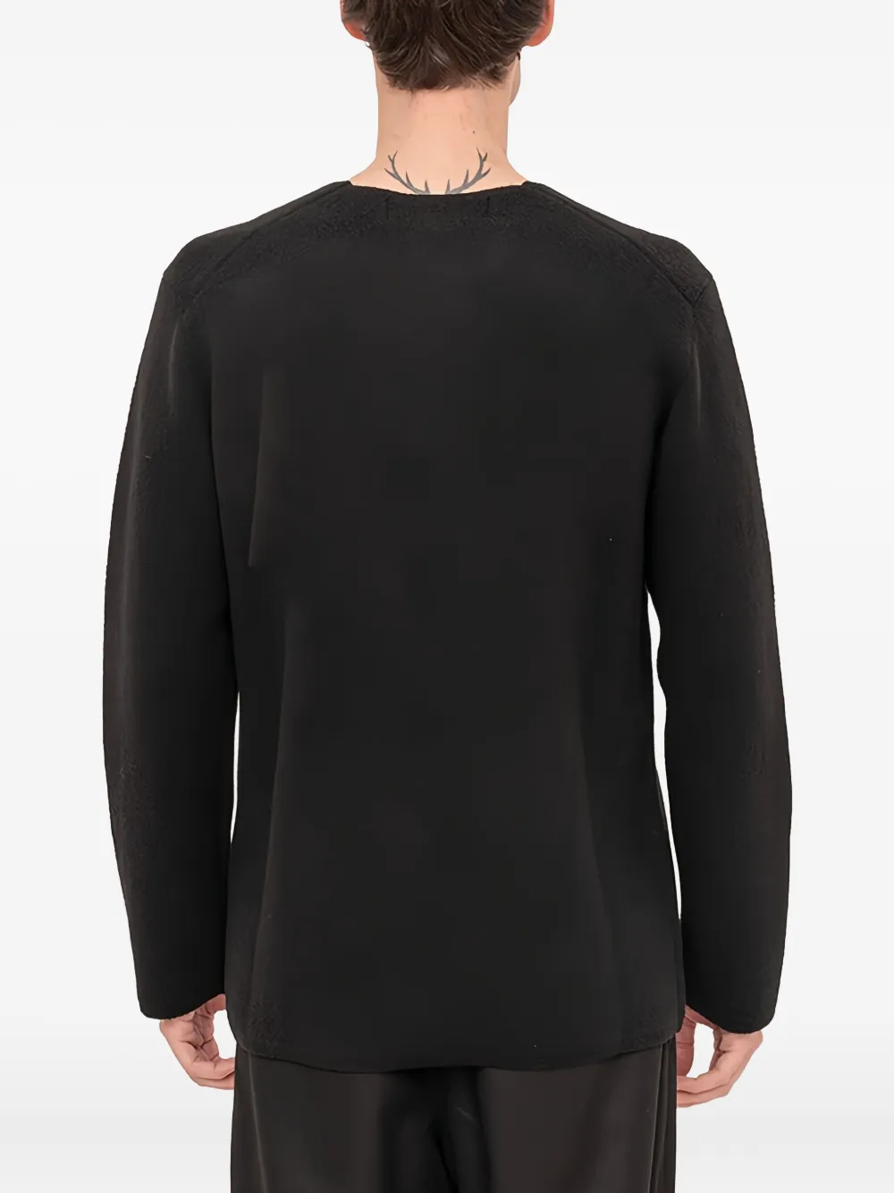 Comme des Garçons Homme Plus Trui met ronde hals Zwart