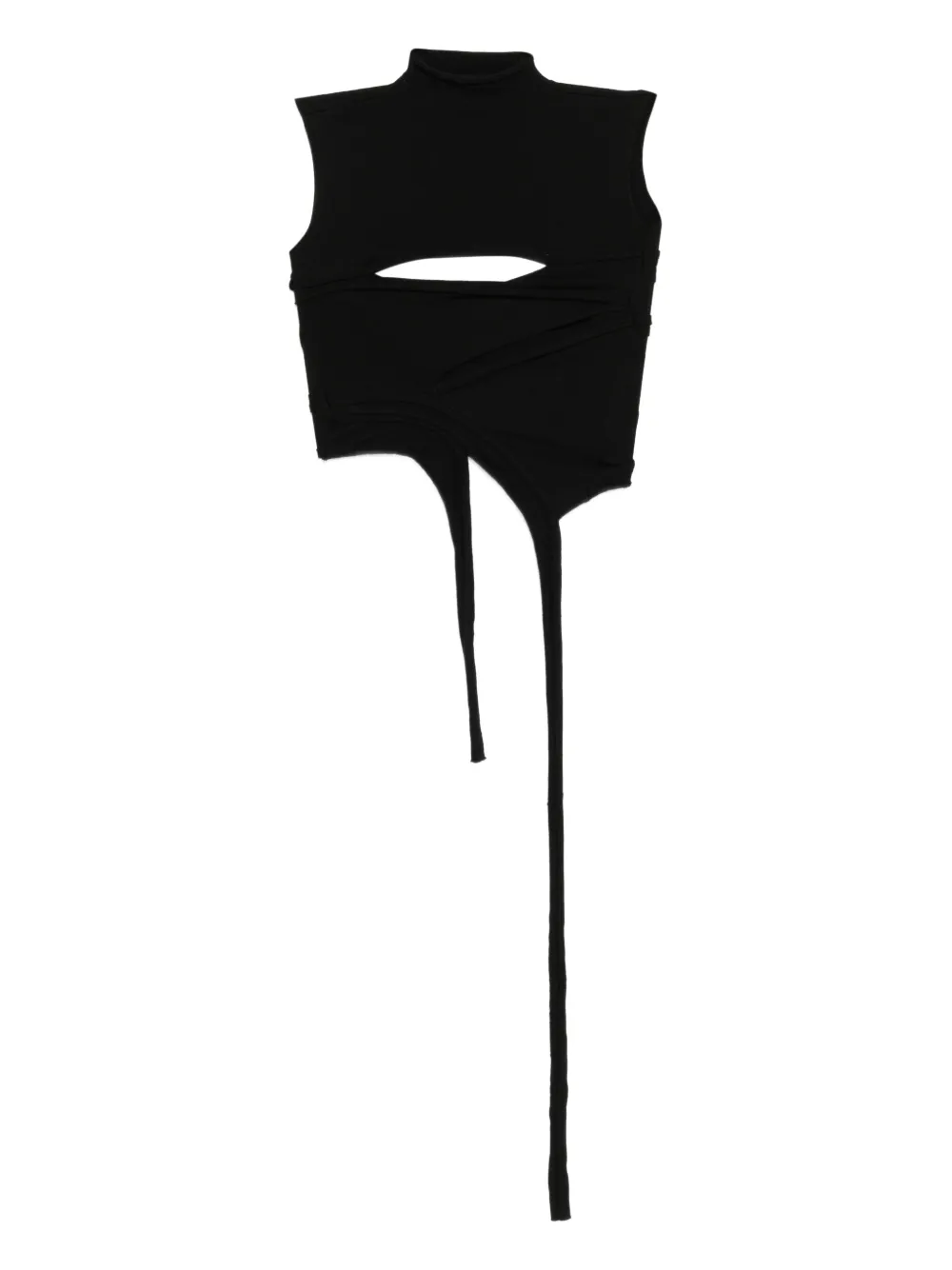 Ottolinger cut out knit top - Nero