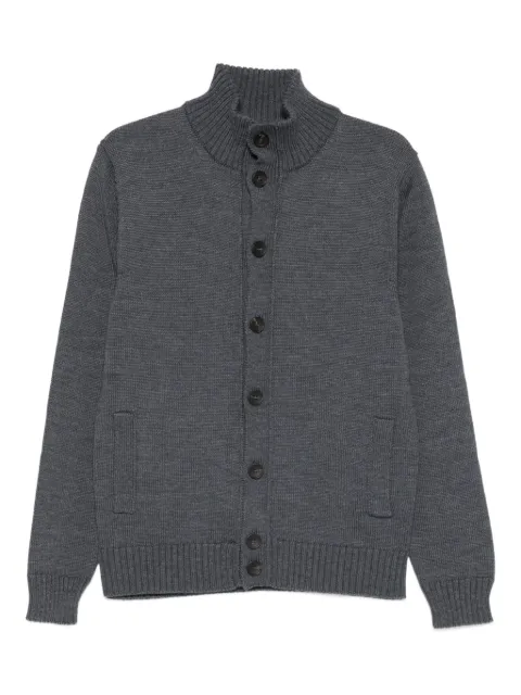 Cenere GB buttoned funnel-neck cardigan