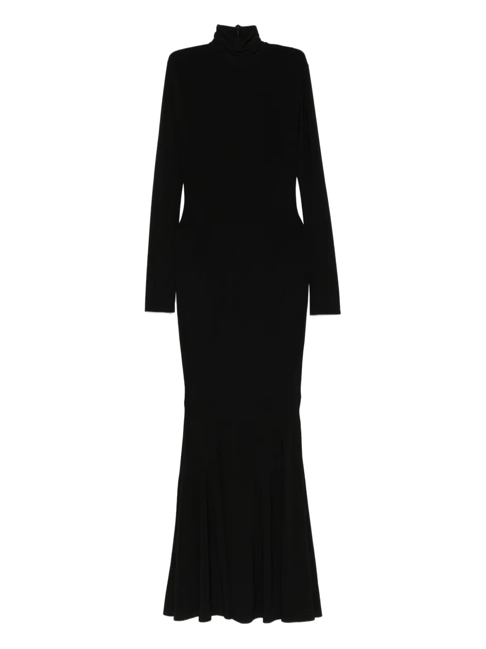 Norma Kamali long-sleeve roll-neck dress | Black | Image 1