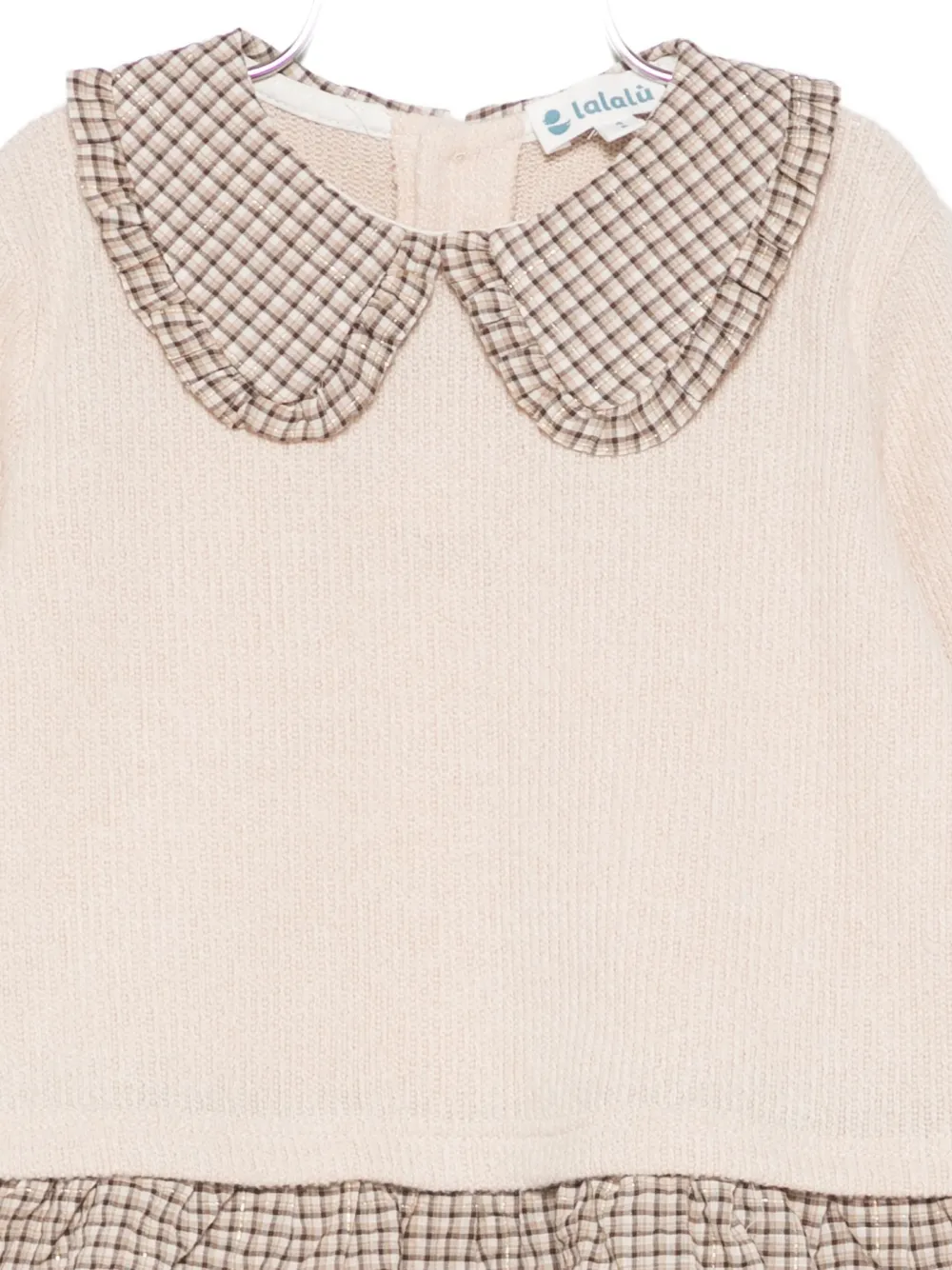 Lalalù Panelled Top In Neutral