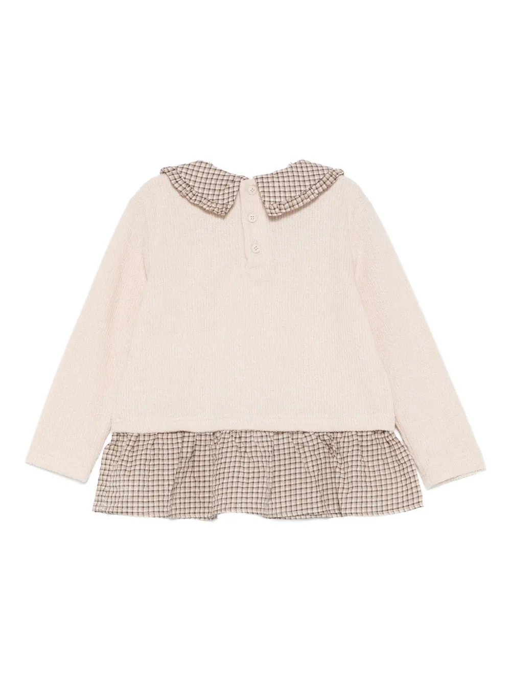 Lalalù Panelled Top In Neutral
