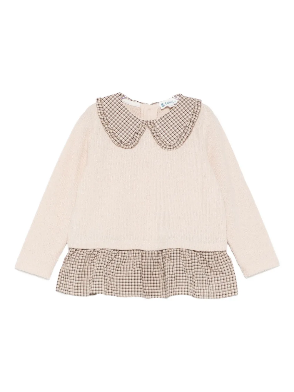 Lalalù Panelled Top In Neutral