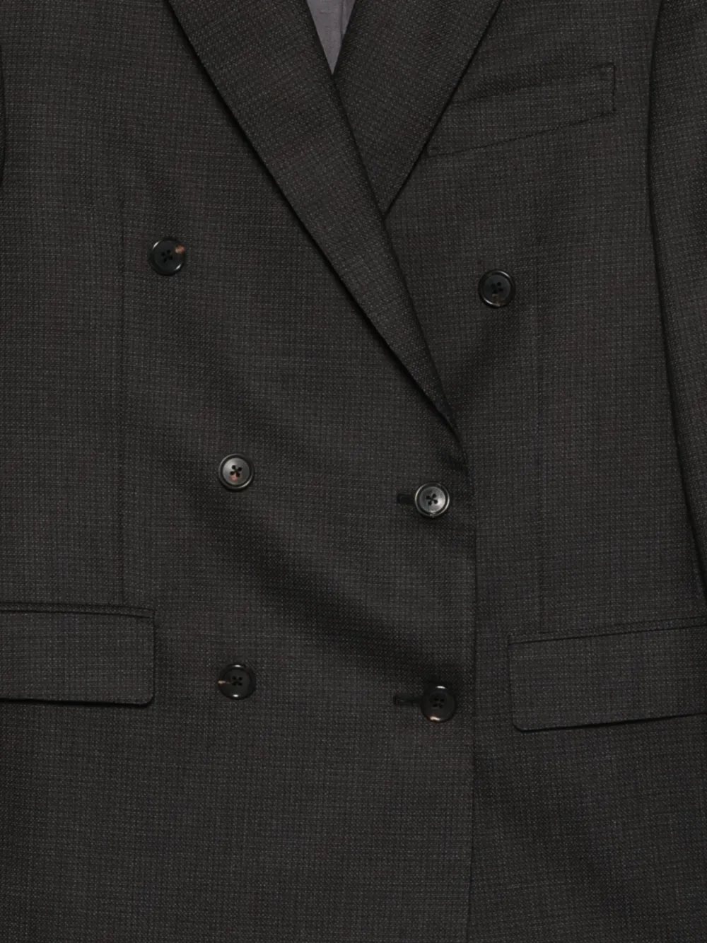 Corneliani Blazer met dubbele rij knopen Zwart