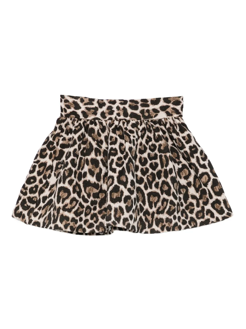 LALALU animal-print skirt | Brown | Image 1