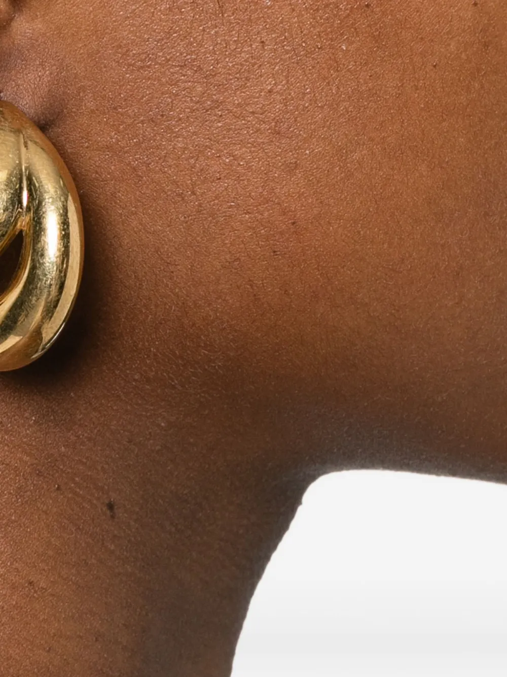 Panconesi sculpted hoop earrings - Goud