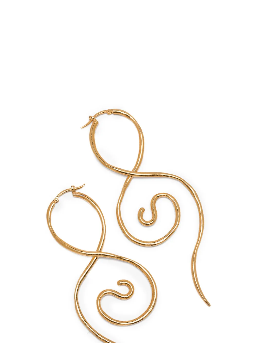  Panconesi Spiral Drop Earrings - Gold 