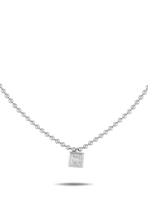 LB Exclusive 18K white gold Odelia diamond necklace