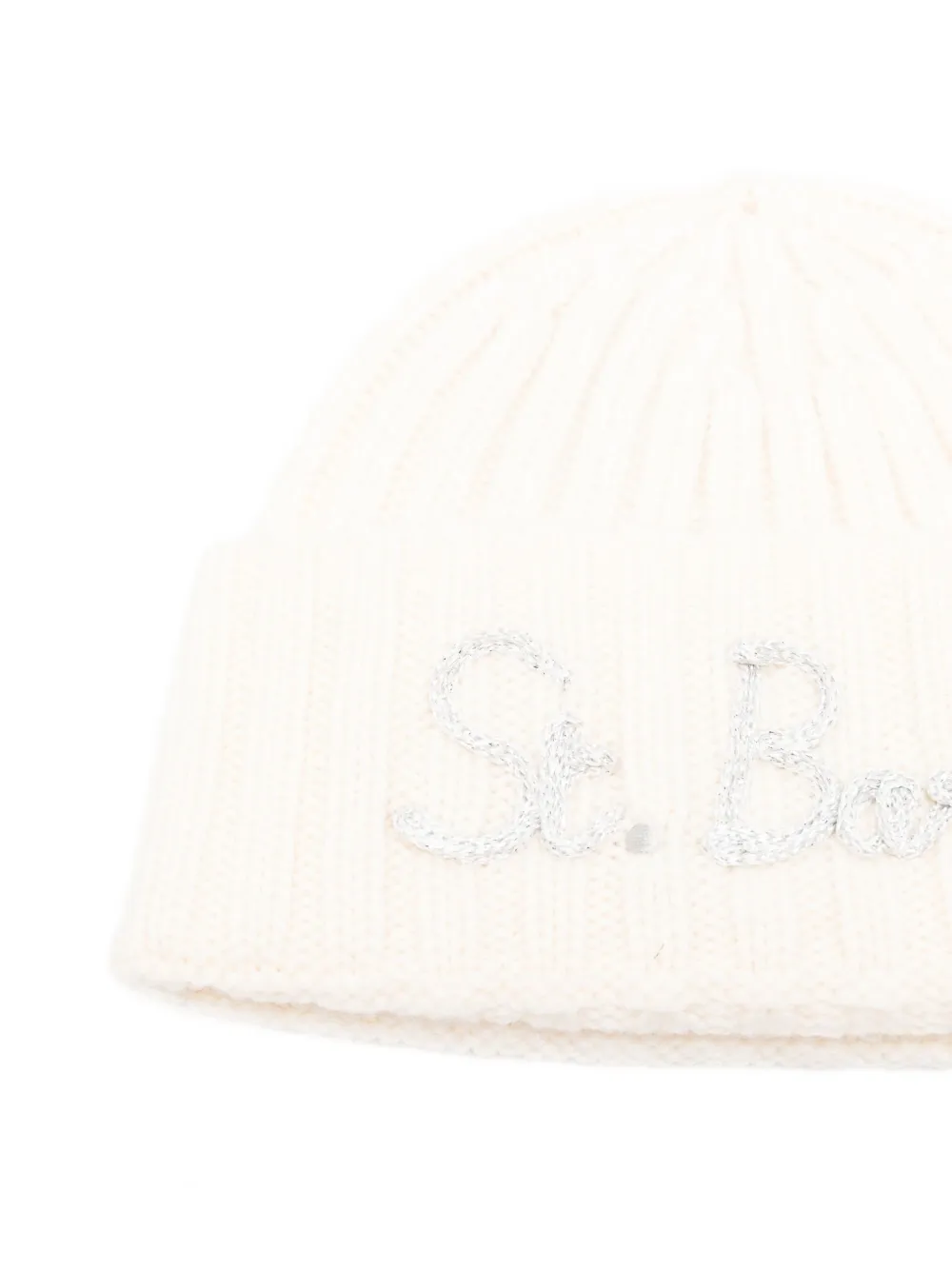 Mc2 Saint Barth Wengen Embroidered Beanie Hat In Pink