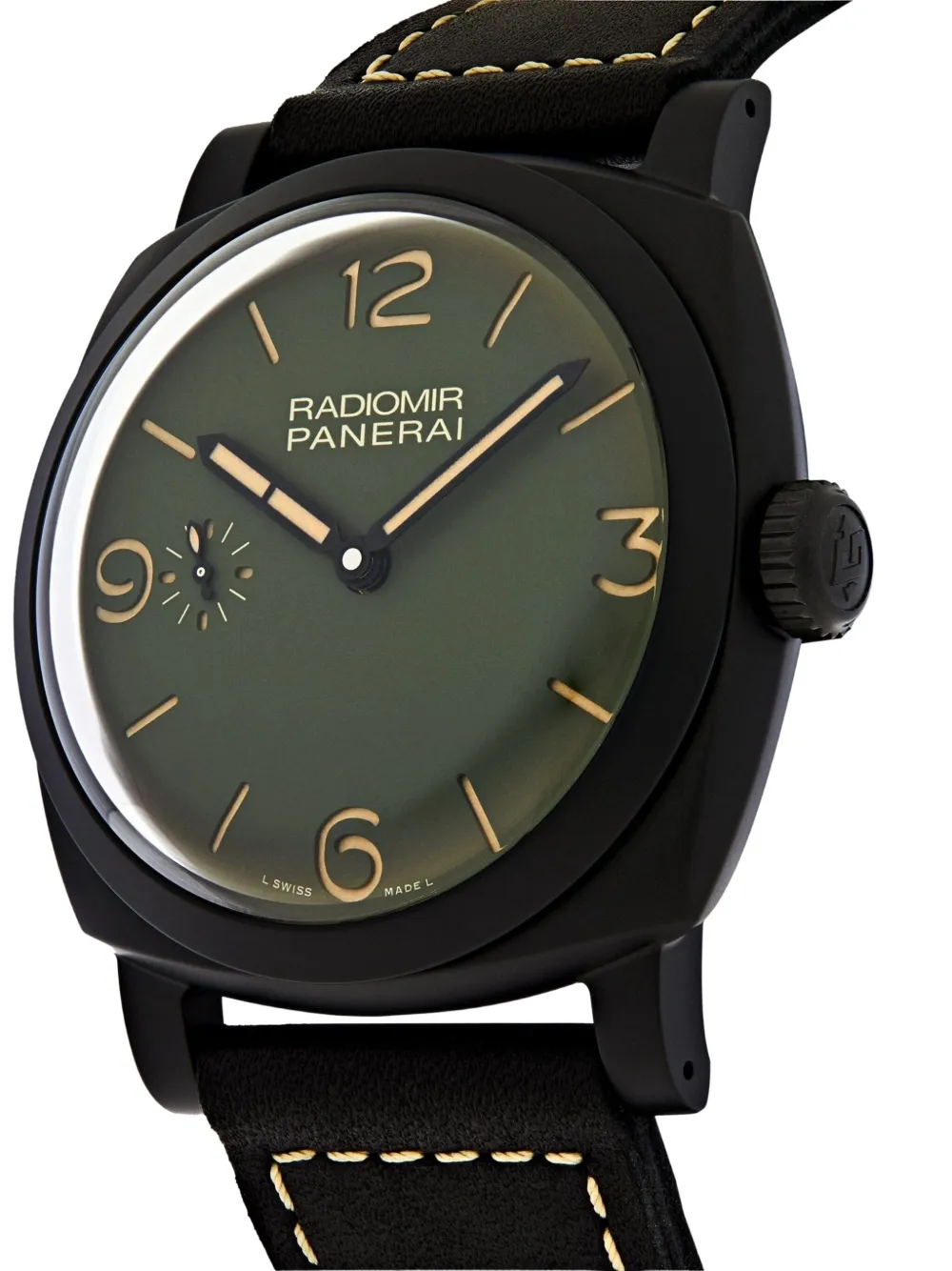Pre-owned Panerai Unworn Radiomir 45mm In Green