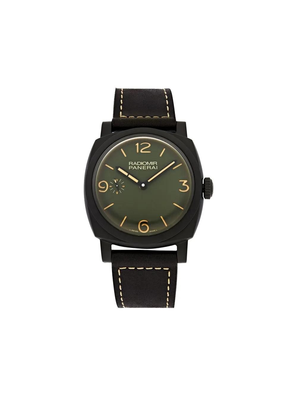 Pre-owned Panerai Unworn Radiomir 45mm In Green