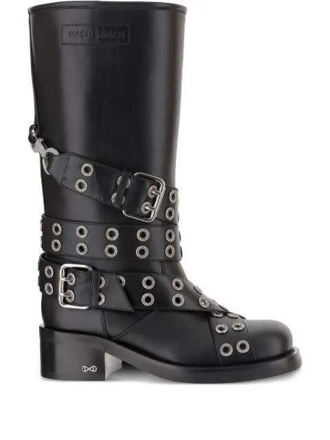 MACH & MACH bottines à détails d’œillets 50 mm