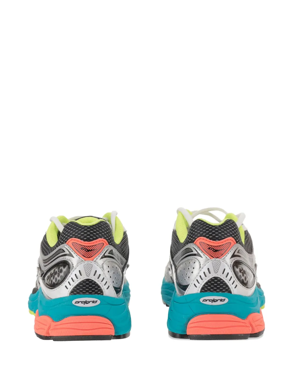 Saucony Mens Silver Mutant Progrid Omni 9 Woven Trainers In Multi