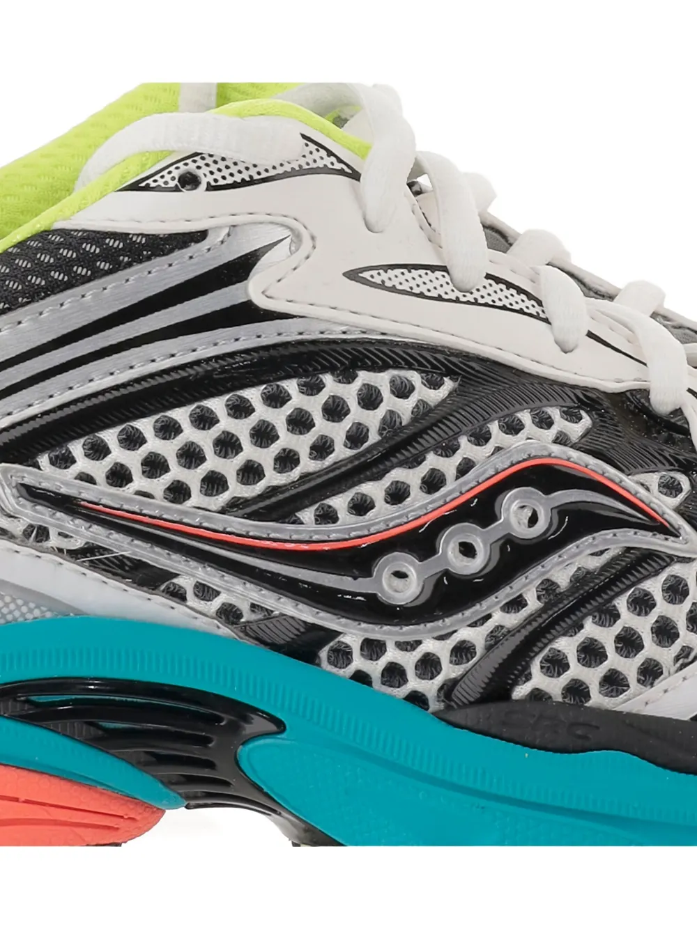 Saucony Mens Silver Mutant Progrid Omni 9 Woven Trainers In Multi
