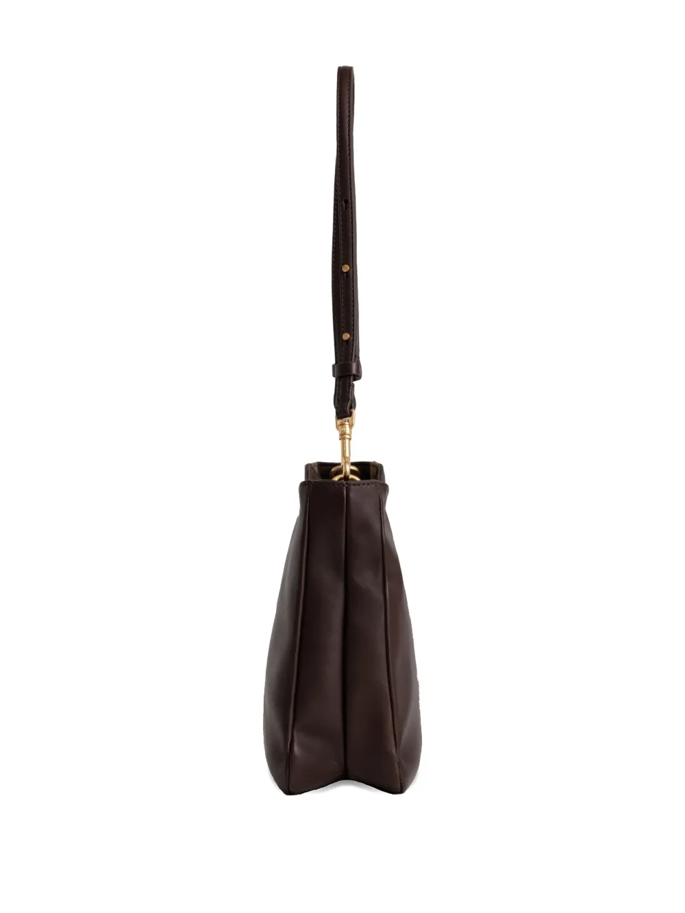 Yu Mei Joan Zip Shoulder Bag In Brown