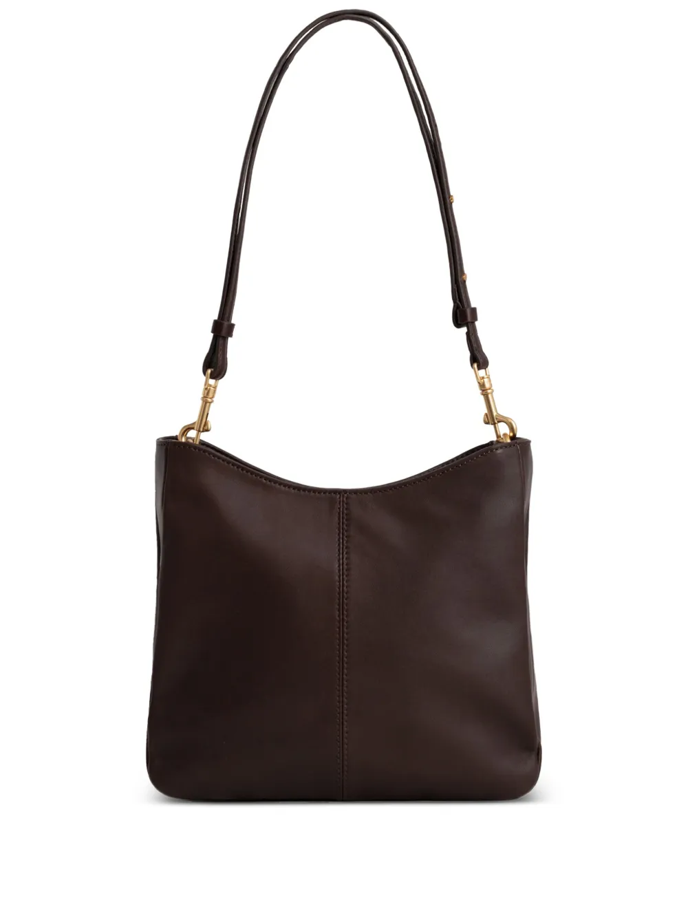 Yu Mei Joan zip shoulder bag - Braun