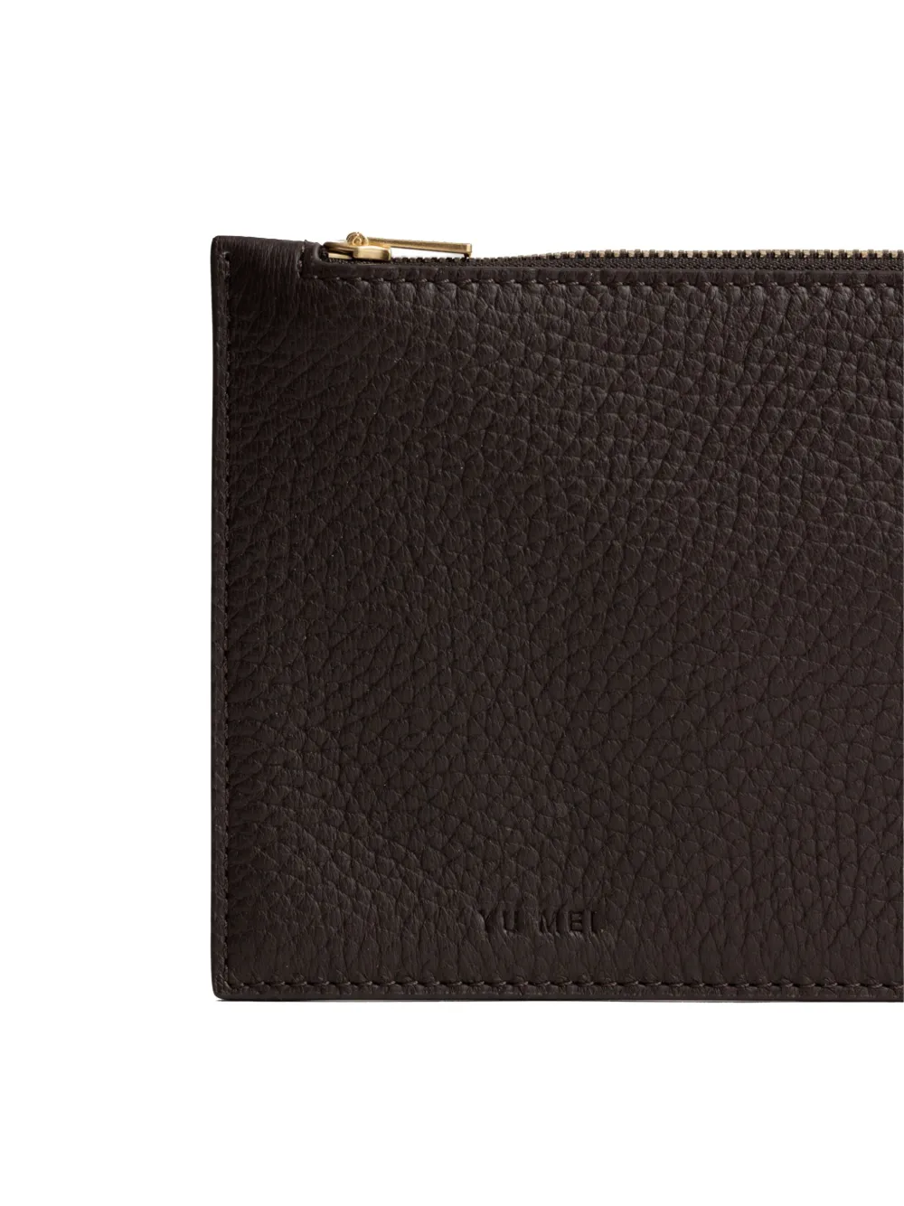 Yu Mei Hannah Zip Wallet In Brown
