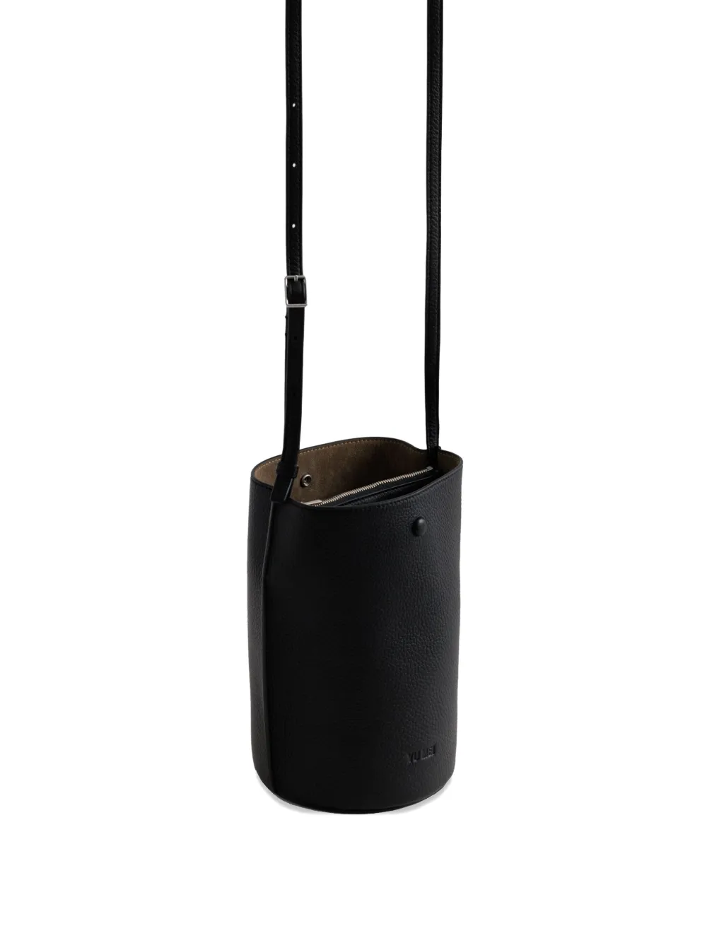 Yu Mei Phoebe Adjustable Strap Bucket In Black