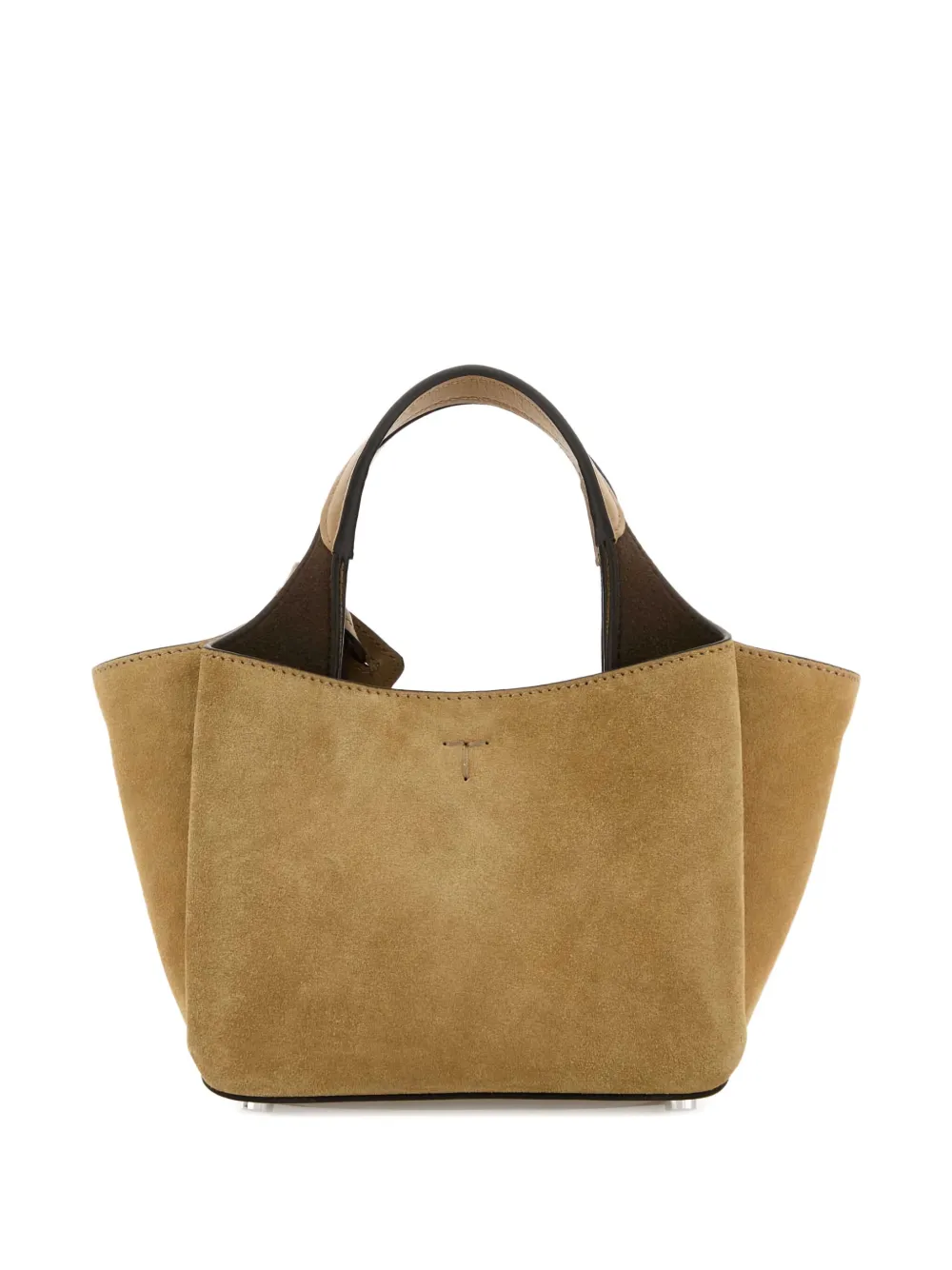 Tod's medium leather appliqué tote bag - Beige