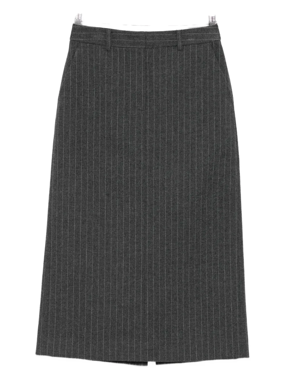 Dunst Pinstriped Skirt In Black