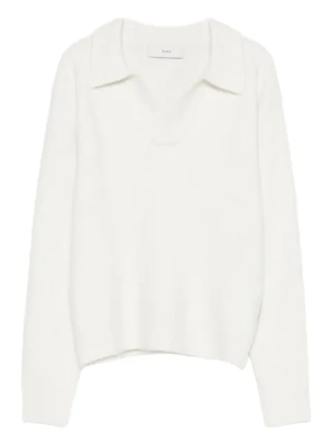 DUNST polo-collar sweater