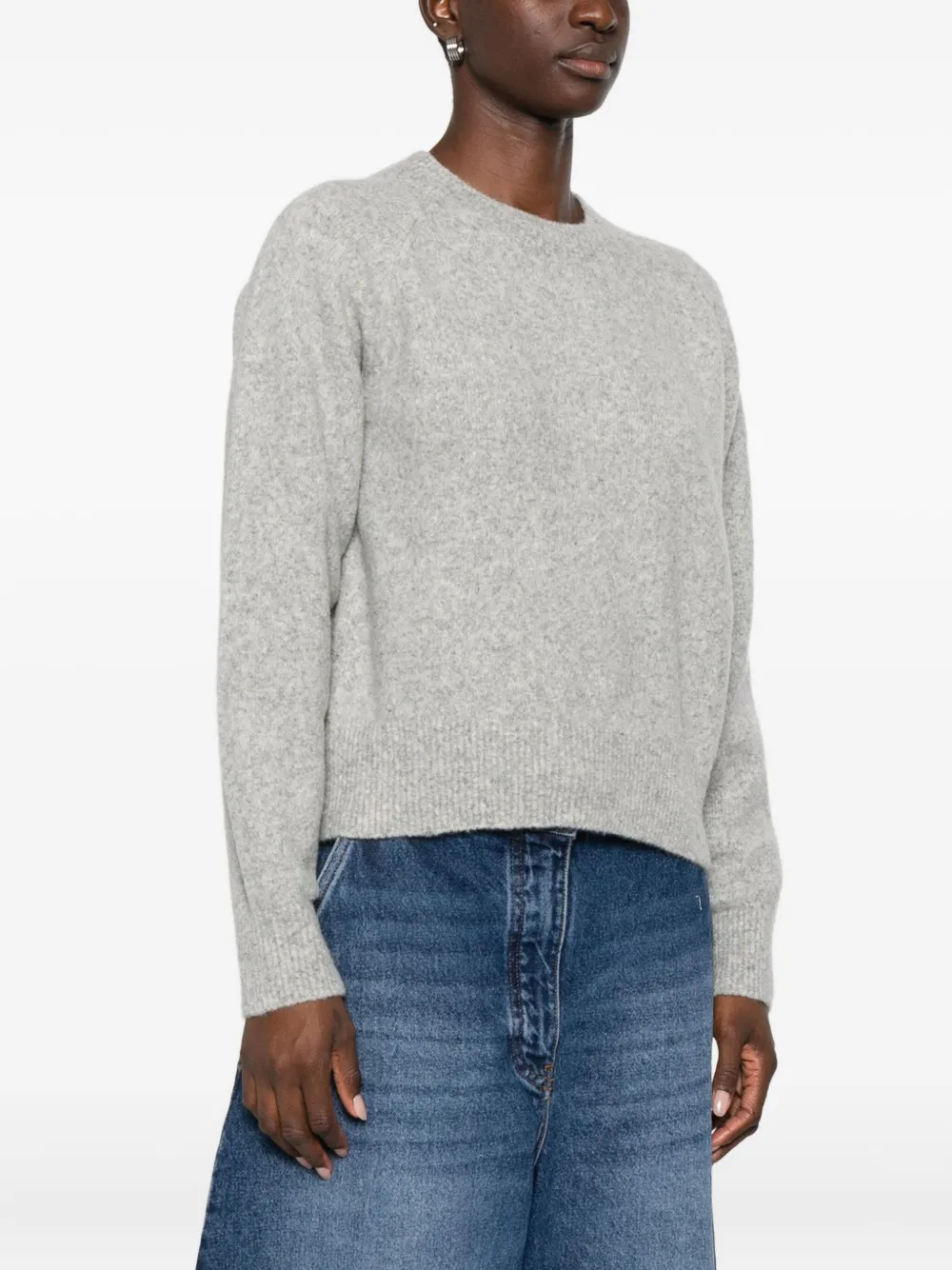Dunst Round-neck Sweater In Gray
