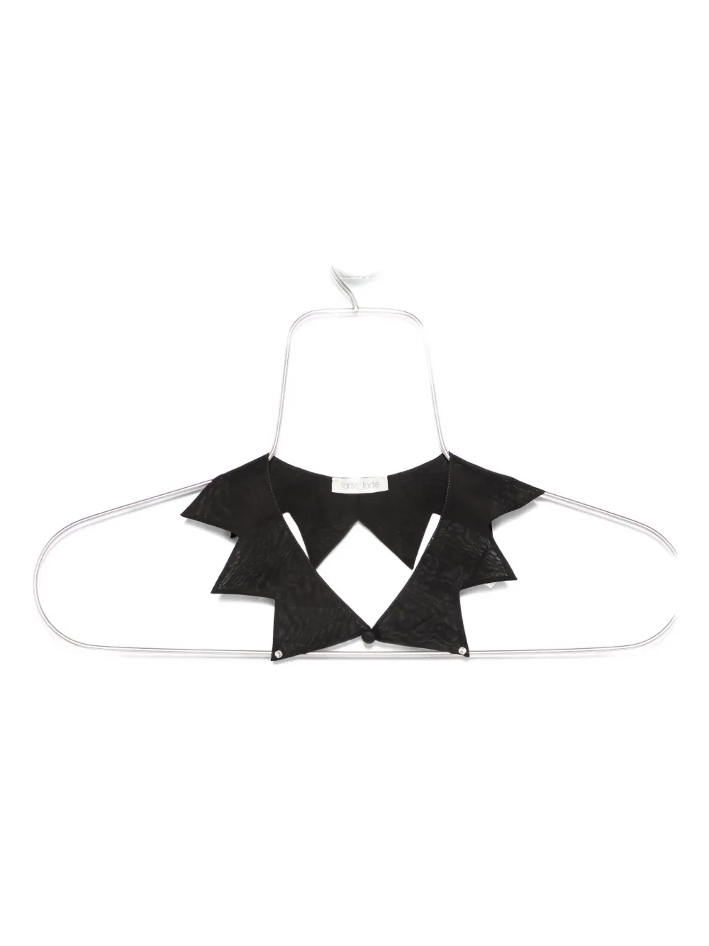 Forte Forte Cut-out Scarf In Black
