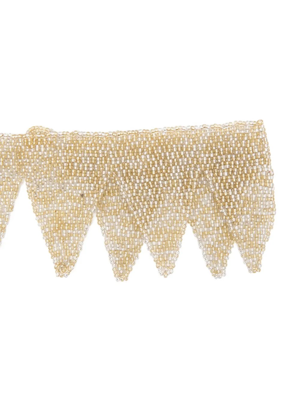  Forte Forte Collar Con Cuentas Triangulares - Plateado 