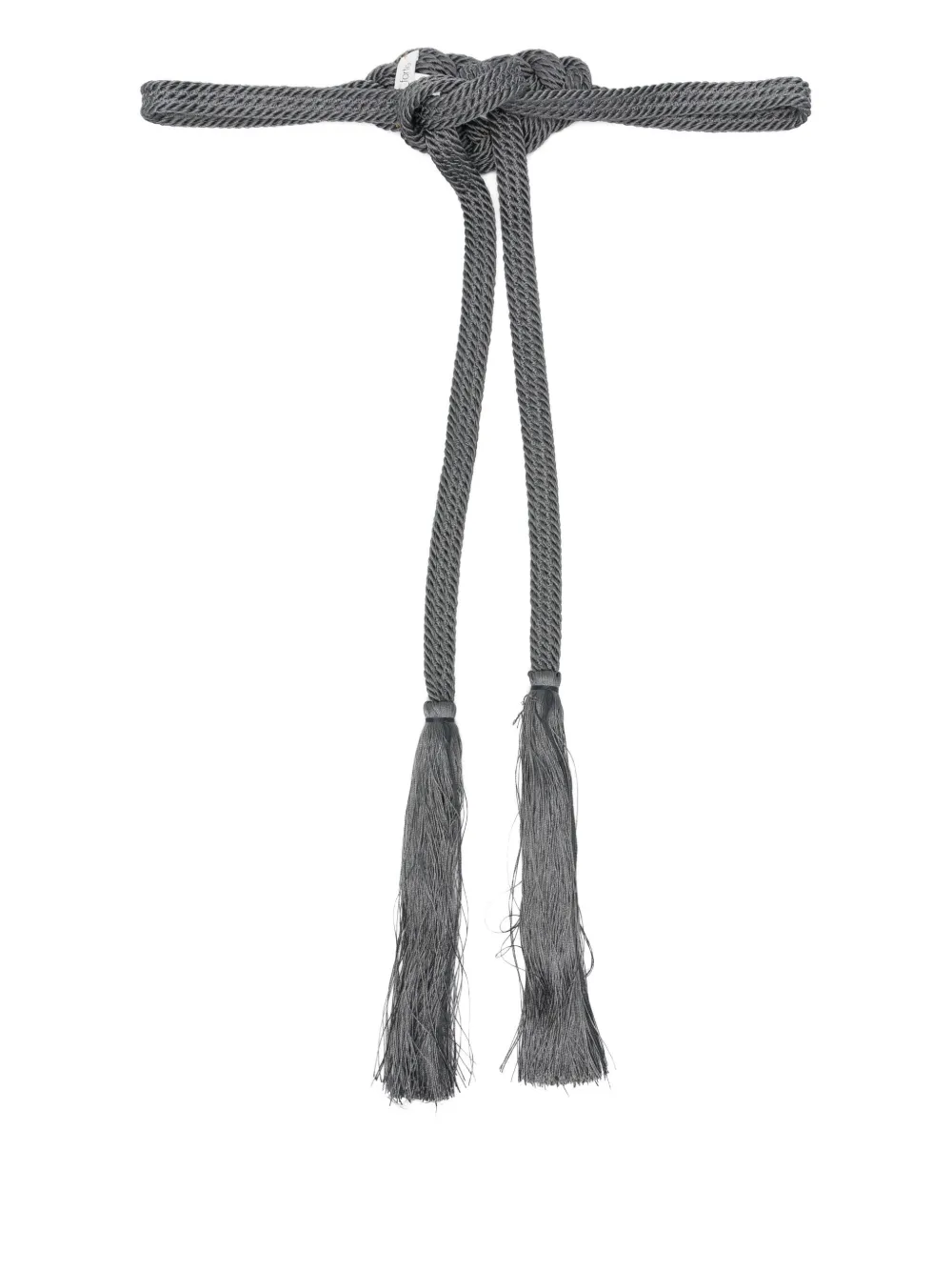 Forte Forte Braided Belt Tassel Ends In Blue