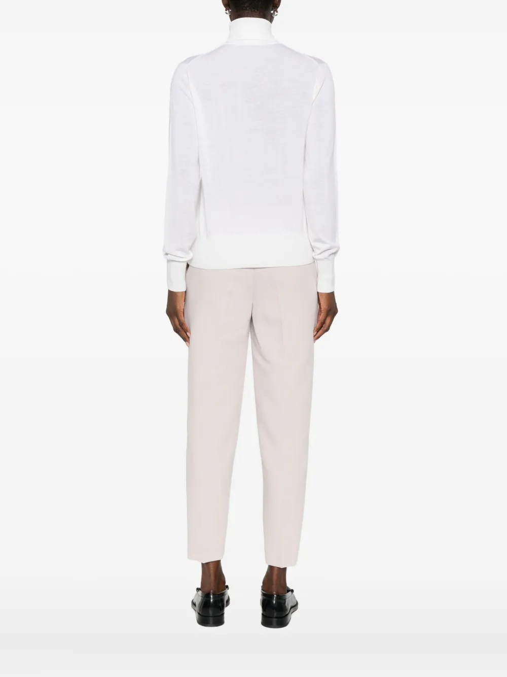 Forte Forte Wool Turtle-neck Sweater In White
