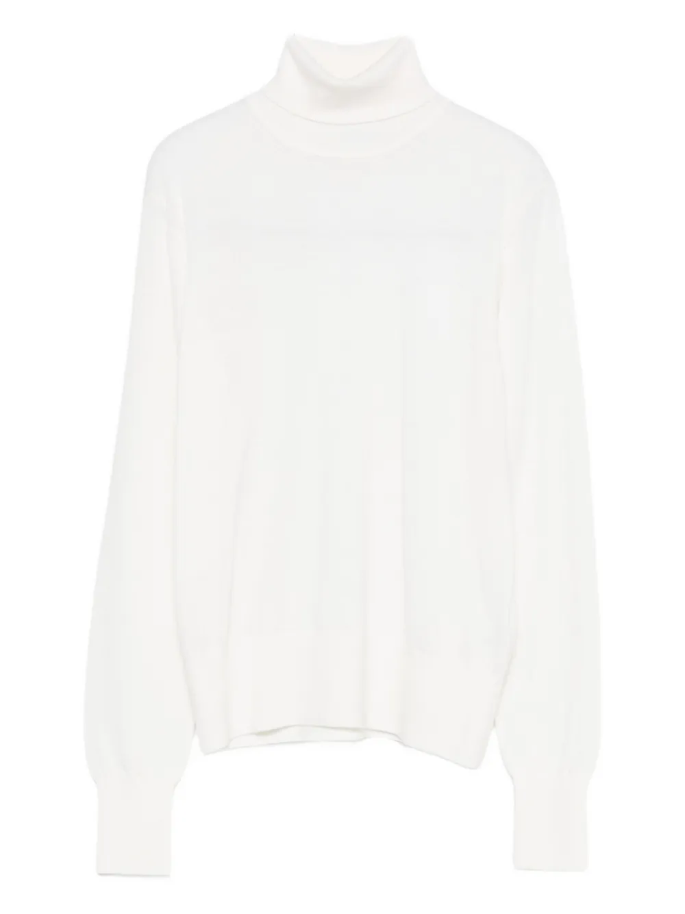 Forte Forte Wool Turtle-neck Sweater In White