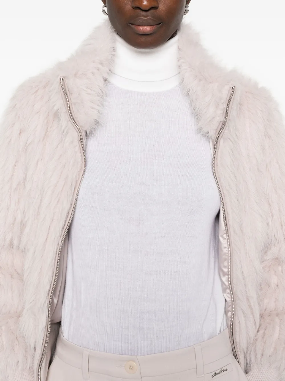 Forte Forte Wool Turtle-neck Sweater In White