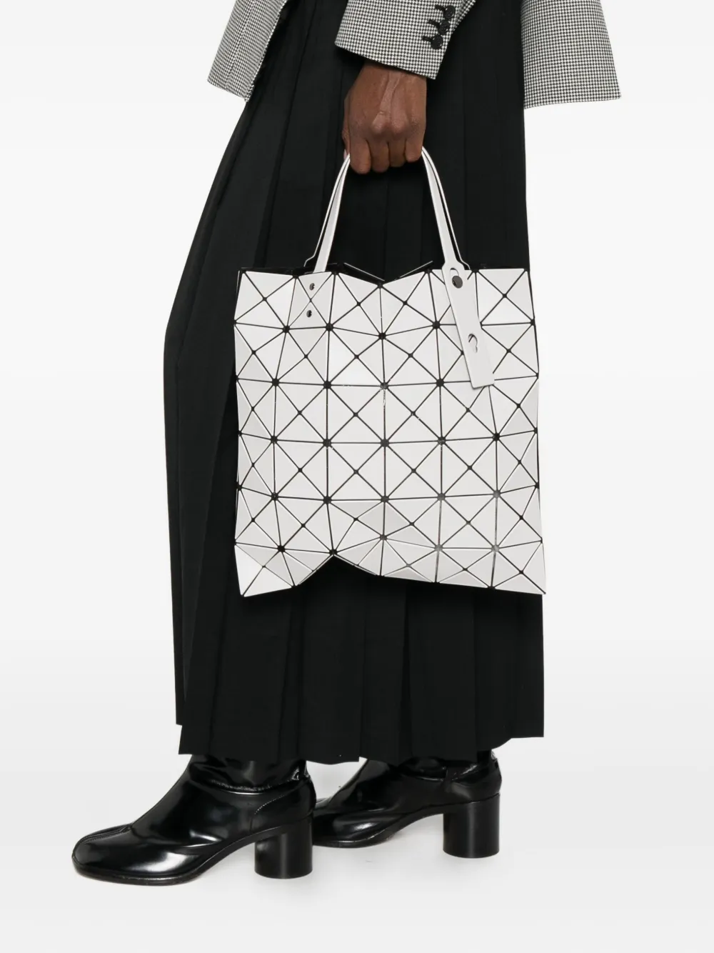 Bao Bao Issey Miyake Track Tote Bag In Gray