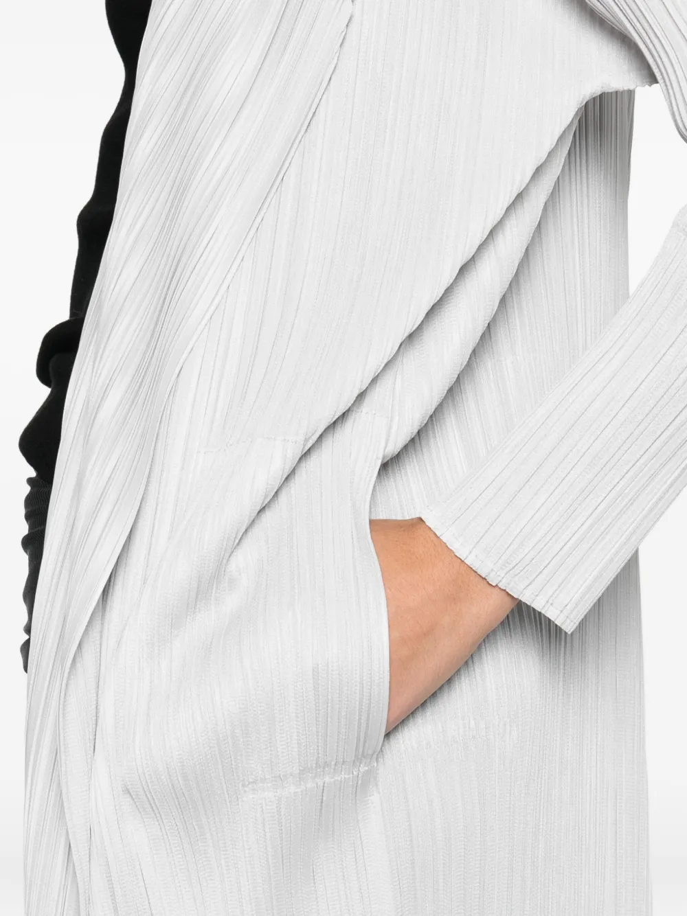 Pleats Please Issey Miyake Vest met plissé-effect GREY