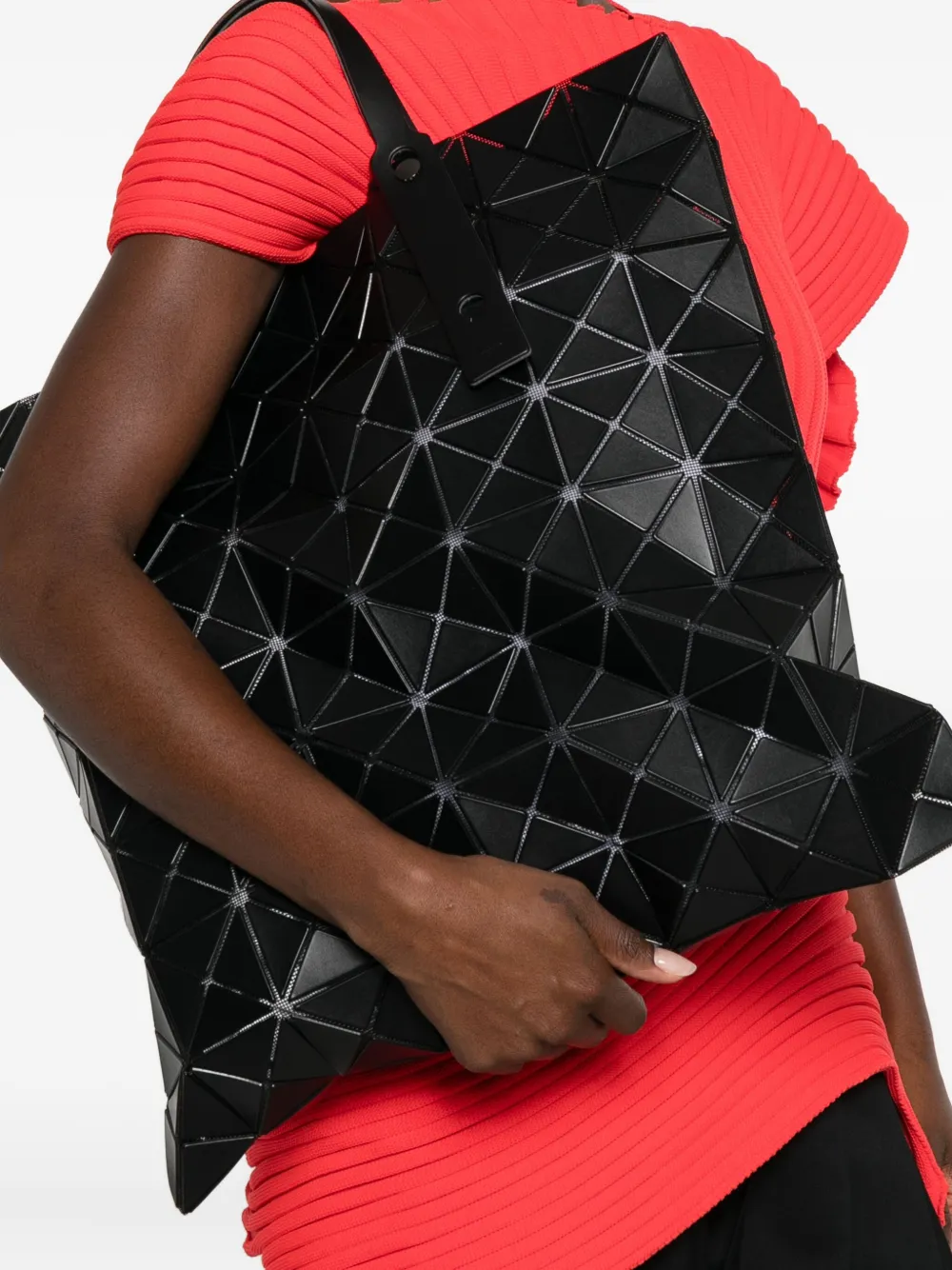 Bao Bao Issey Miyake Lucent matte shopper - Zwart