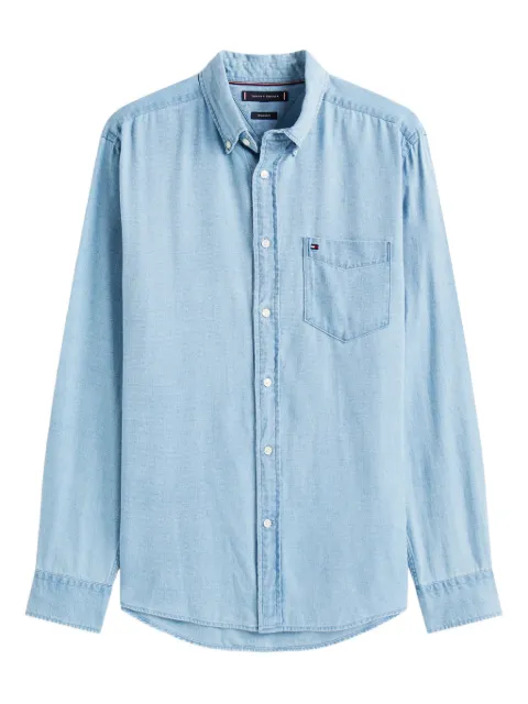 Tommy Hilfiger patch-pocket long-sleeve shirt