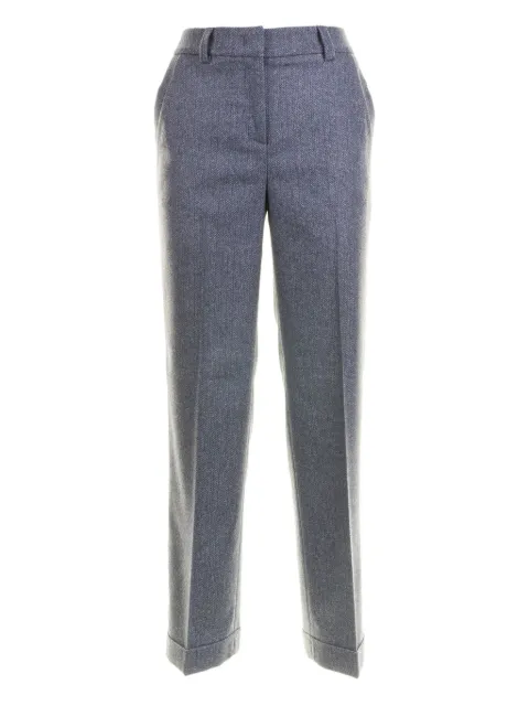 Via Masini 80 pantalones con motivo de espiga