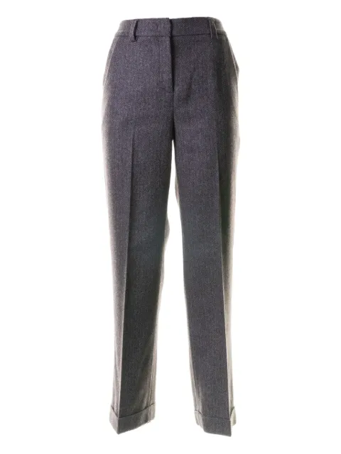 Via Masini 80 pantalones con motivo pied de poule