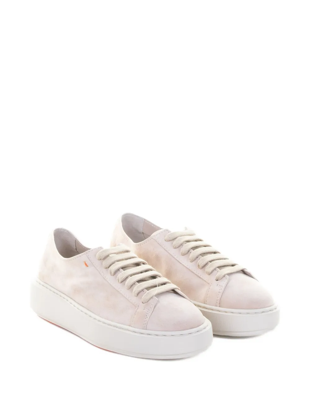 Santoni lace-up sneakers - Beige
