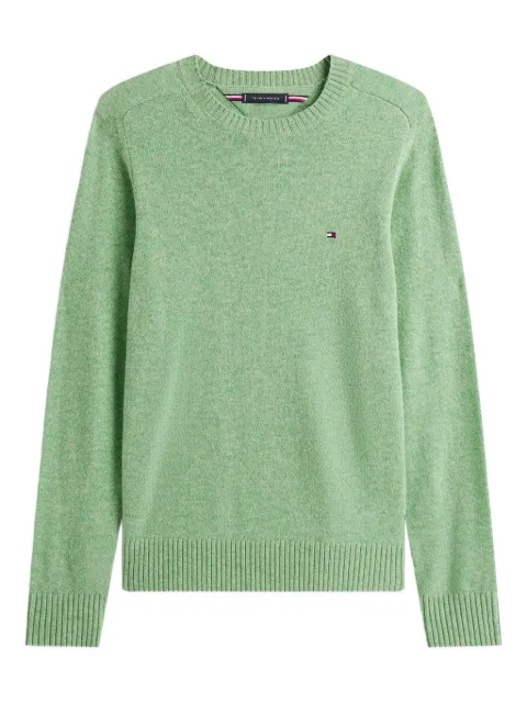 Tommy Hilfiger suéter con cuello redondo y detalle del logo