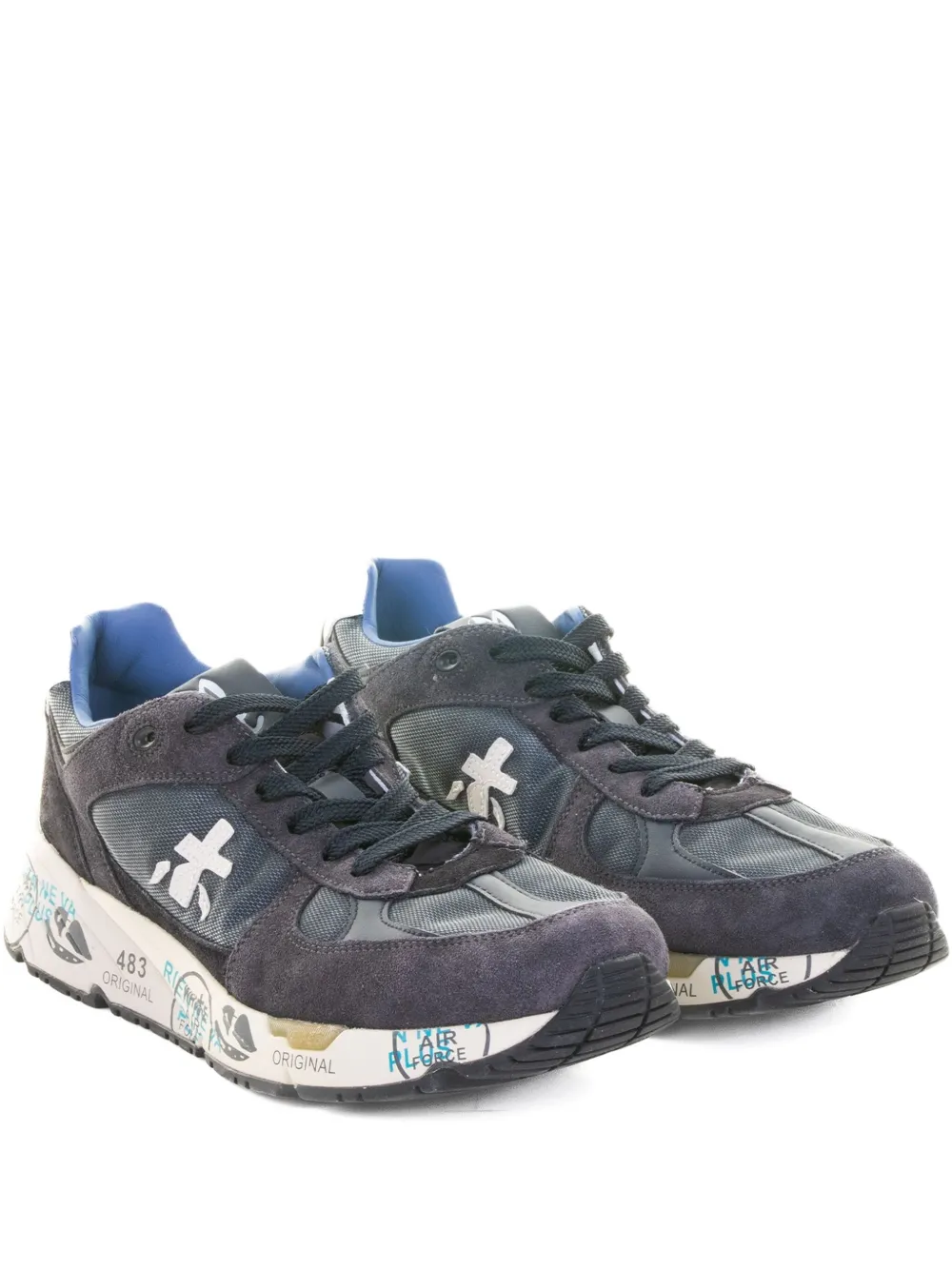 Premiata logo sneakers | Grey | Image 1