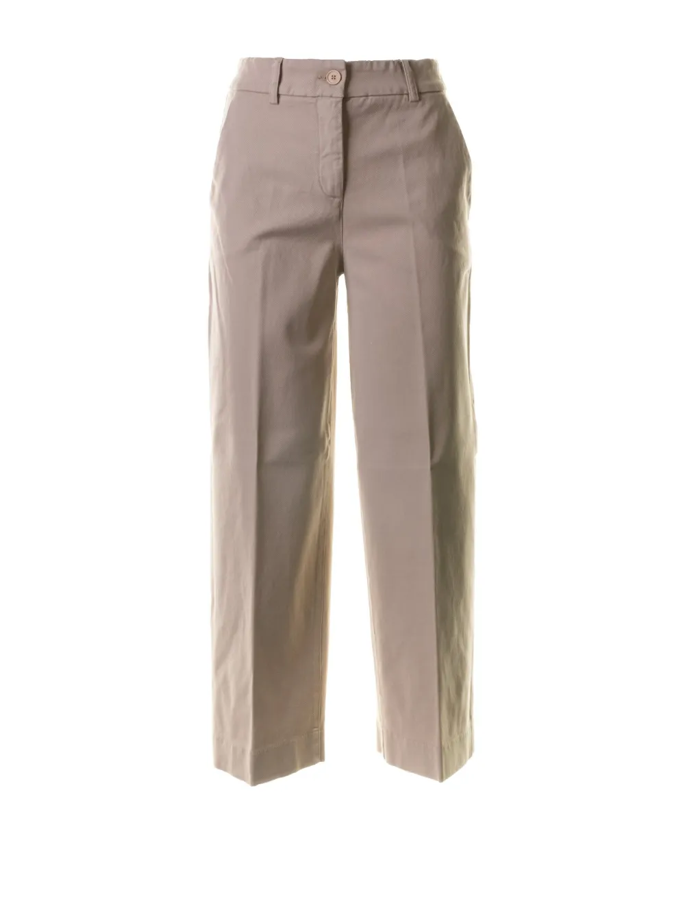 Via Masini 80 Button Trousers In Neutral