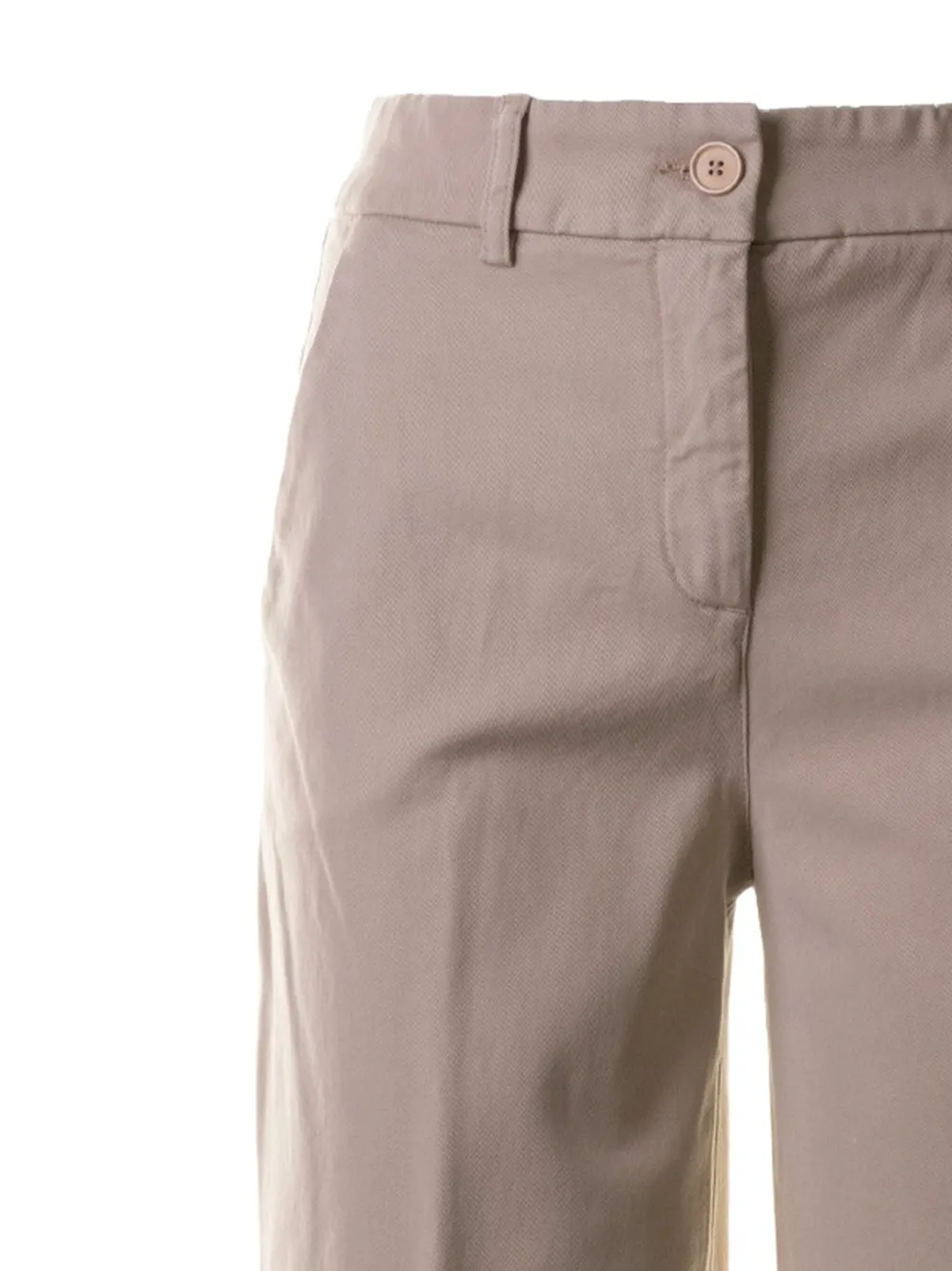 Via Masini 80 button trousers - Beige