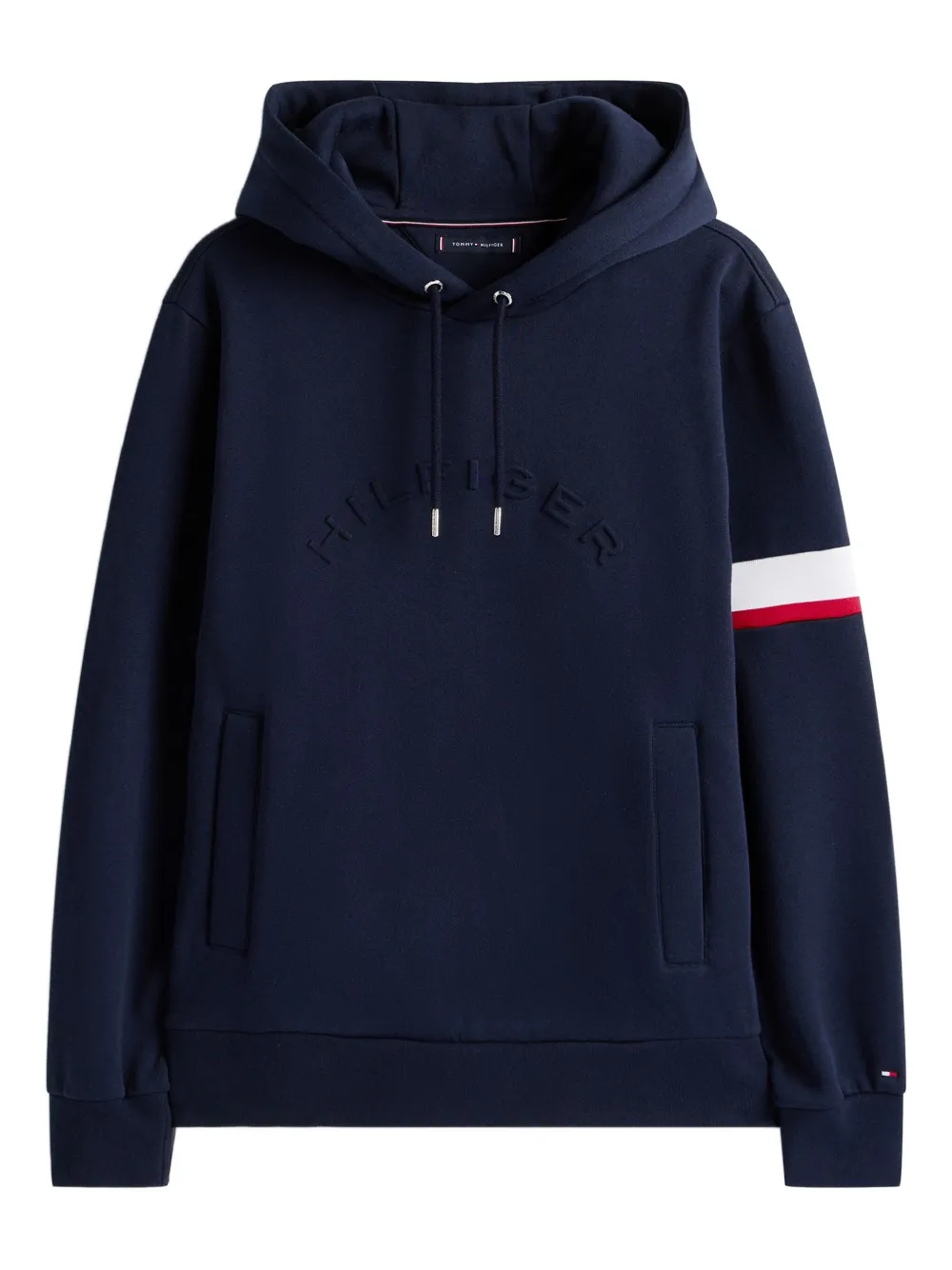 Tommy Hilfiger logo stripe hoodie | Blue | Image 1