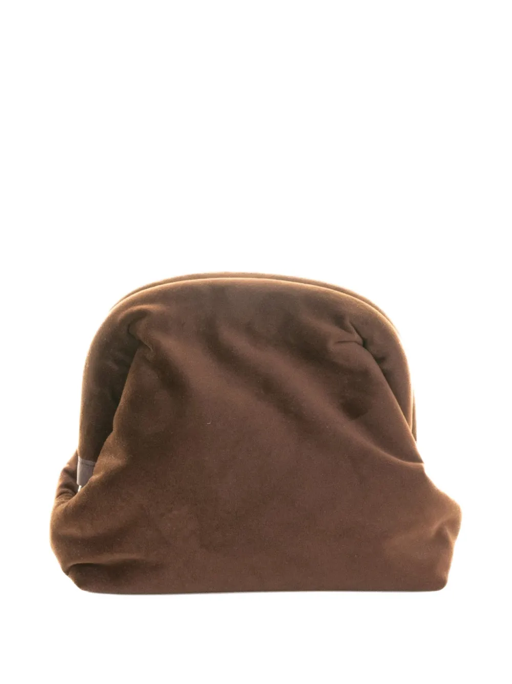 Maria La Rosa Pepita embellished clutch bag - Bruin