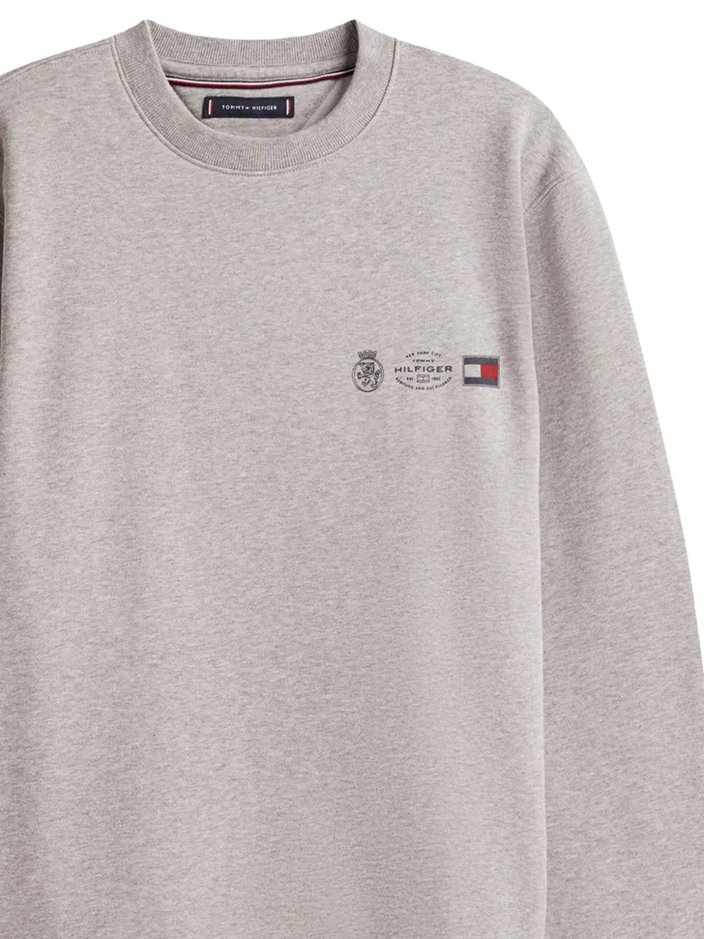 Tommy Hilfiger logo graphic sweatshirt - Grijs
