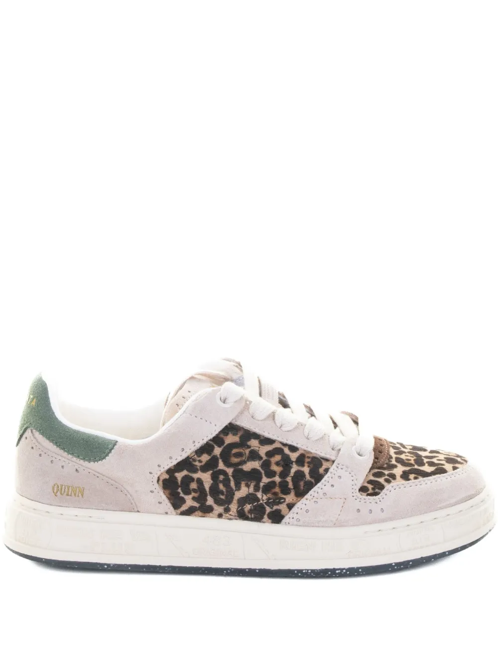 Premiata Quinnd sneakers met stippen Beige