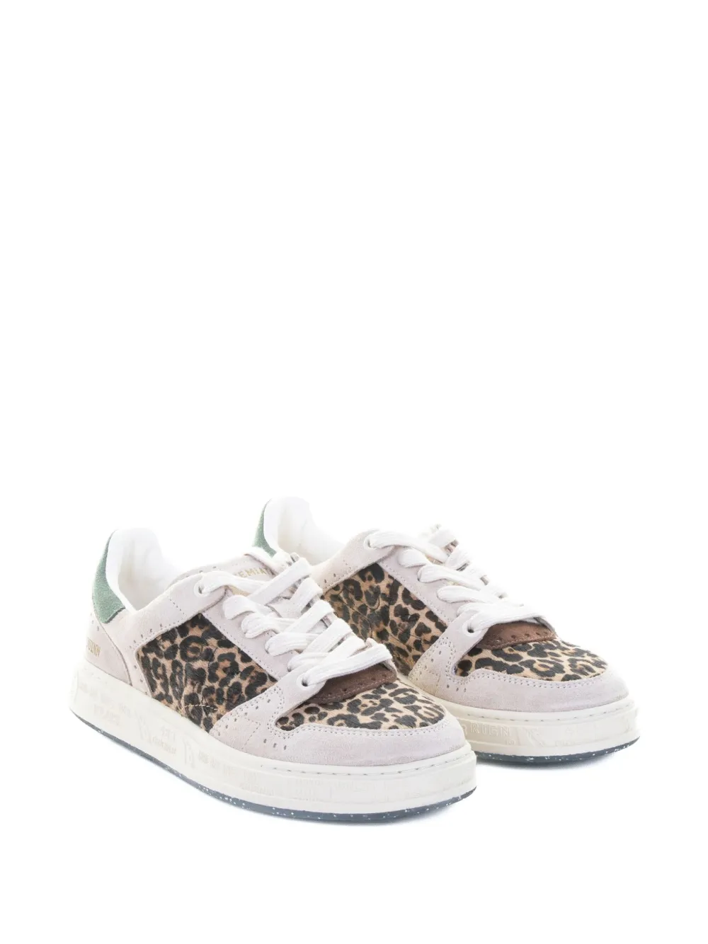 Premiata Quinnd sneakers met stippen Beige